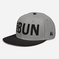 snapback-black-gray-gray-left-front-67d2bd548177f.jpg FIRE BUN - Snapback Hat (α)