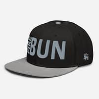 snapback-gray-black-black-left-front-67d2bea9e0f9d.jpg FIRE BUN - Snapback Hat (γ)