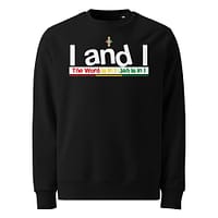 unisex-eco-sweatshirt-black-front-67ea9dca9260e.jpg IANDI Sweatshirt (β)