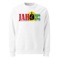 unisex-eco-sweatshirt-white-front-67ea9b2ddfe65.jpg JAH Sweatshirt (α)