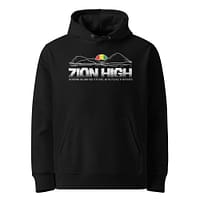 unisex-essential-eco-hoodie-black-front-67ea679a39ab2.jpg ZION HIGH HOODIE (β)