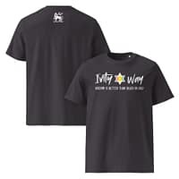 unisex-organic-cotton-t-shirt-anthracite-front-and-back-67ea524c28be6.jpg IVITY WAY WISDOM classic tee (β)