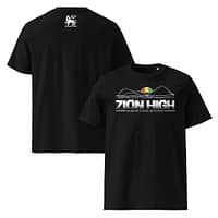 unisex-organic-cotton-t-shirt-black-front-and-back-67ea4bb7148f4.jpg ZION HIGH classic tee (β)