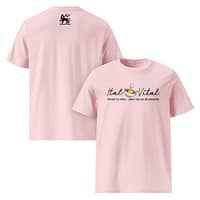 unisex-organic-cotton-t-shirt-cotton-pink-front-and-back-67ea54023f0f2.jpg ITAL IS VITAL classic tee (α)