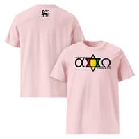unisex-organic-cotton-t-shirt-cotton-pink-front-and-back-67ea595c161ff.jpg ALPHA & OMEGA classic tee (β)