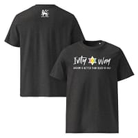 unisex-organic-cotton-t-shirt-dark-heather-grey-front-and-back-67ea524c22d11.jpg IVITY WAY WISDOM classic tee (β)