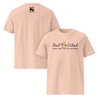 unisex-organic-cotton-t-shirt-fraiche-peche-front-and-back-67ea5402390ad.jpg ITAL IS VITAL classic tee (α)