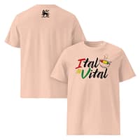 unisex-organic-cotton-t-shirt-fraiche-peche-front-and-back-67ea55e408f86.jpg ITAL IS VITAL classic tee (δ)