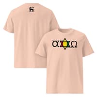 unisex-organic-cotton-t-shirt-fraiche-peche-front-and-back-67ea595c11459.jpg ALPHA & OMEGA classic tee (β)