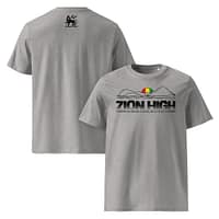 unisex-organic-cotton-t-shirt-heather-grey-front-and-back-67ea492338cf1.jpg ZION HIGH classic tee (α)