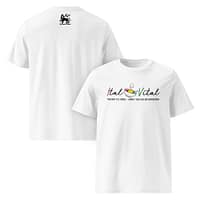 unisex-organic-cotton-t-shirt-white-front-and-back-67ea540244960.jpg ITAL IS VITAL classic tee (α)