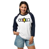 unisex-34-sleeve-raglan-shirt-white-navy-front-67ebb0b50ac86.jpg ALPHA & OMEGA 3/4 sleeve (β)