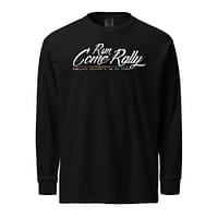 unisex-garment-dyed-heavyweight-long-sleeve-shirt-black-front-67eba051a5e66.jpg RUN COME RALLY long-sleeve (β)