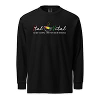 unisex-garment-dyed-heavyweight-long-sleeve-shirt-black-front-67eba47a25941.jpg ITAL IS VITAL long-sleeve (β)