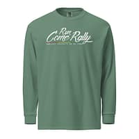 unisex-garment-dyed-heavyweight-long-sleeve-shirt-light-green-front-67eba051a7911.jpg RUN COME RALLY long-sleeve (β)