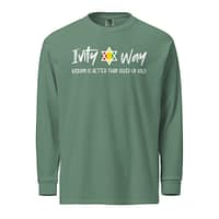 unisex-garment-dyed-heavyweight-long-sleeve-shirt-light-green-front-67eba2fd999b2.jpg IVITY WAY WISDOM long-sleeve (β)