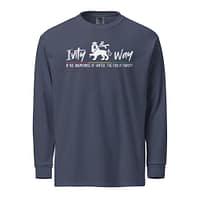 unisex-garment-dyed-heavyweight-long-sleeve-shirt-navy-front-67eba3dfdbdf7.jpg IVITY WAY long-sleeve (β)