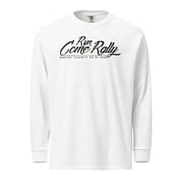unisex-garment-dyed-heavyweight-long-sleeve-shirt-white-front-67eb9fda7422d.jpg RUN COME RALLY long-sleeve (α)