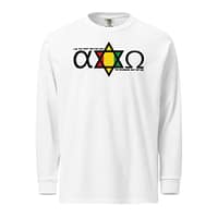 unisex-garment-dyed-heavyweight-long-sleeve-shirt-white-front-67eba62db5161.jpg ALPHA & OMEGA long-sleeve (β)