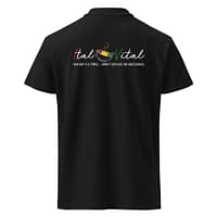 unisex-premium-pique-polo-shirt-black-back-67ebce859686a.jpg ITAL IS VITAL POLO (α)