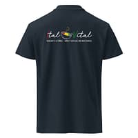 unisex-premium-pique-polo-shirt-navy-back-67ebce8597279.jpg ITAL IS VITAL POLO (α)