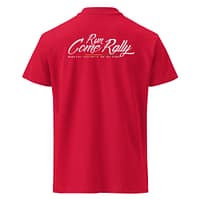 unisex-premium-pique-polo-shirt-red-back-67ebcc26d7c52.jpg RUN COME RALLY POLO (α)