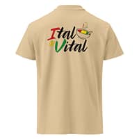 unisex-premium-pique-polo-shirt-sand-back-67ebcee13f71c.jpg ITAL IS VITAL POLO (δ)