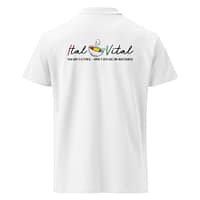 unisex-premium-pique-polo-shirt-white-back-67ebceaec16ae.jpg ITAL IS VITAL POLO (β)
