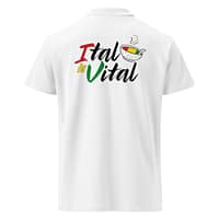 unisex-premium-pique-polo-shirt-white-back-67ebcee13fcf8.jpg ITAL IS VITAL POLO (δ)