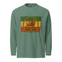 unisex-garment-dyed-heavyweight-long-sleeve-shirt-light-green-front-681b1814a1e83.jpg CONQUERING LION long-sleeve (β)