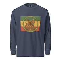 unisex-garment-dyed-heavyweight-long-sleeve-shirt-navy-front-681b1814a3bcf.jpg CONQUERING LION long-sleeve (β)