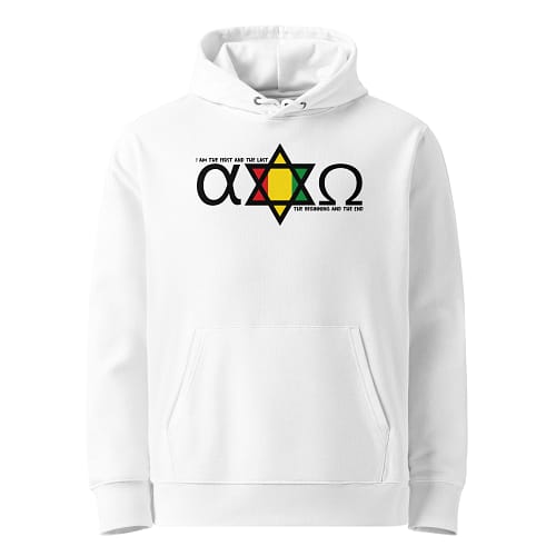 unisex-essential-eco-hoodie-white-front-67ea8c279015c.jpg ALPHA & OMEGA HOODIE (β)