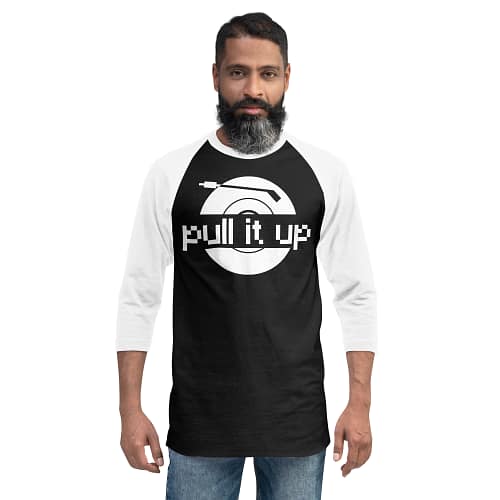 unisex-34-sleeve-raglan-shirt-black-white-front-67ebace23c22c.jpg PULL IT UP 3/4 sleeve (α)