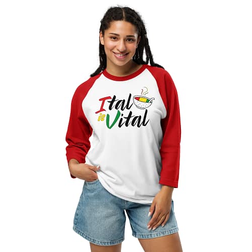 unisex-34-sleeve-raglan-shirt-white-red-front-67ebb2bc02a29.jpg ITAL IS VITAL 3/4 sleeve (γ)