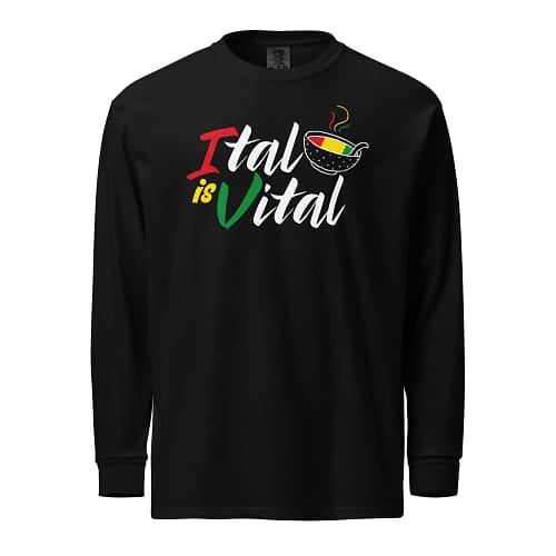 unisex-garment-dyed-heavyweight-long-sleeve-shirt-black-front-67eba4c2946aa.jpg ITAL IS VITAL long-sleeve (γ)