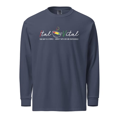 unisex-garment-dyed-heavyweight-long-sleeve-shirt-navy-front-67eba47a24981.jpg ITAL IS VITAL long-sleeve (β)