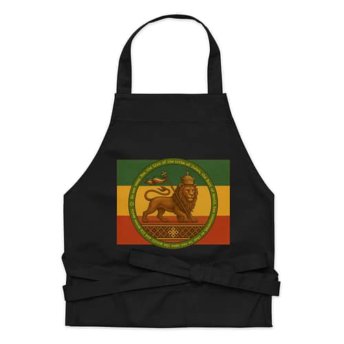 organic-cotton-apron-black-front-681b20cb8381d.jpg CONQUERING LION - APRON (α)