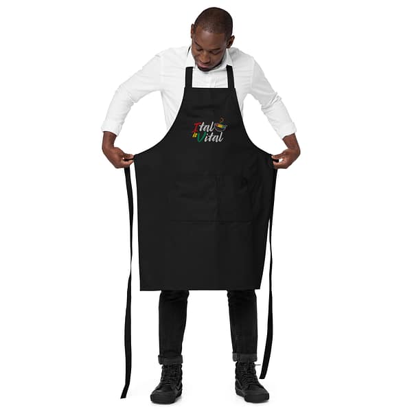 organic-cotton-apron-black-front-2-67e7b2d2e9609.jpg ITAL IS VITAL – APRON (α)