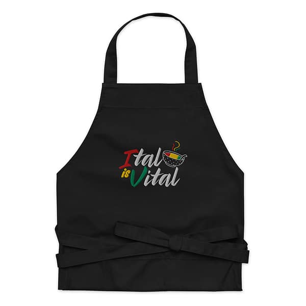 organic-cotton-apron-black-front-67e7b2d2e86e2.jpg ITAL IS VITAL – APRON (α)
