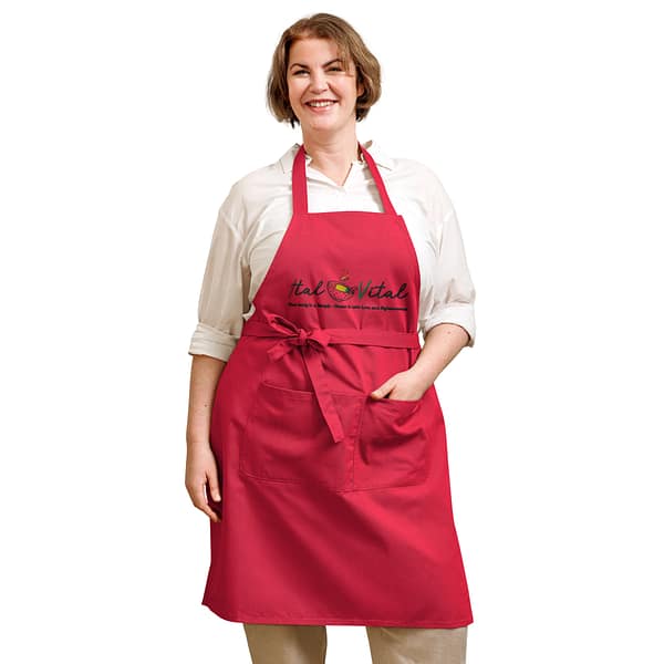 organic-cotton-apron-red-front-67e7b26a24141.jpg ITAL IS VITAL – Corinthians 6:19 – APRON (β)