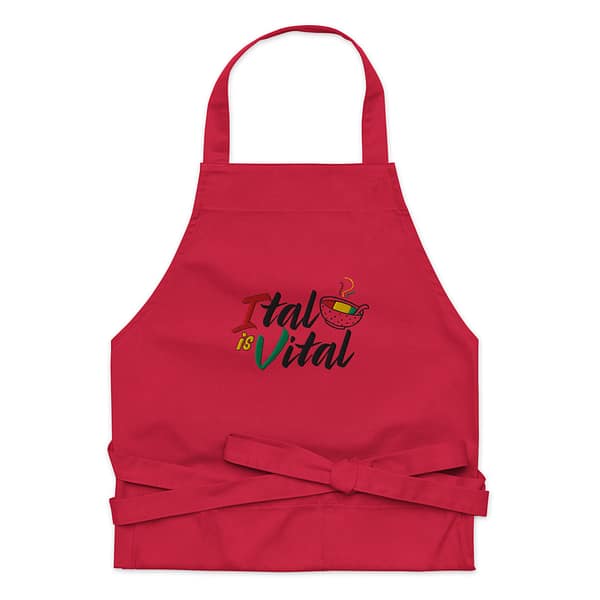 organic-cotton-apron-red-front-67e7b348437bf.jpg ITAL IS VITAL – APRON (β)