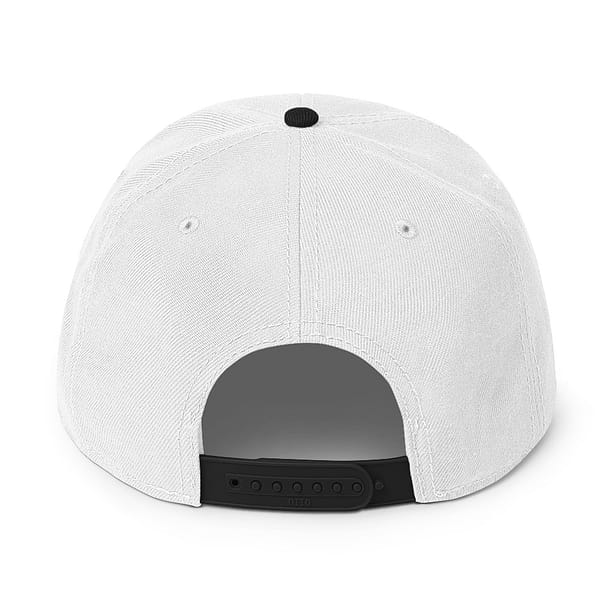 snapback-black-white-white-back-67d2bd5482a03.jpg FIRE BUN - Snapback Hat (α)