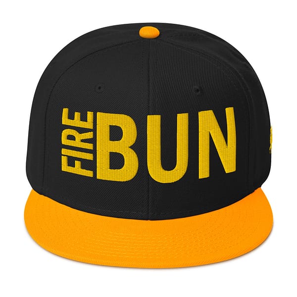 snapback-gold-black-black-front-67d2be6006991.jpg FIRE BUN - Snapback Hat (β)