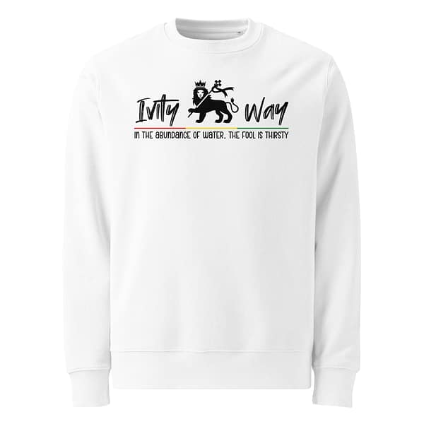 unisex-eco-sweatshirt-white-front-67ea9c4846db2.jpg IVITY WAY Sweatshirt (α)