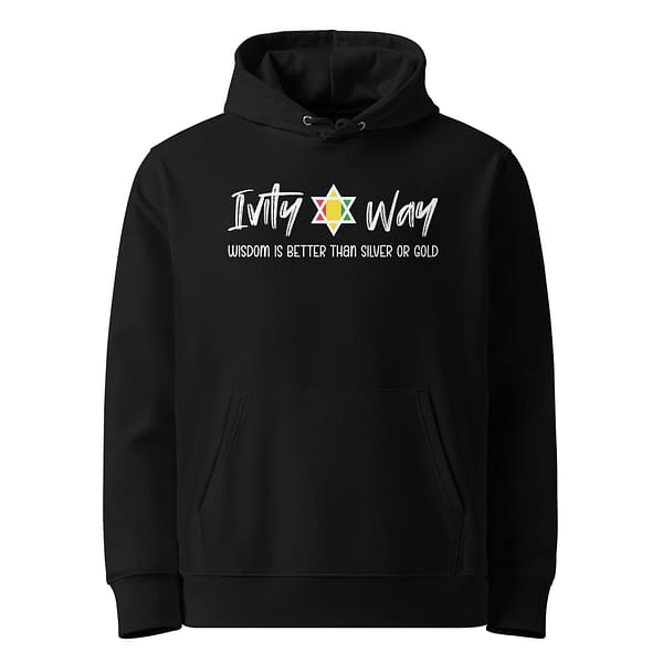 unisex-essential-eco-hoodie-black-front-67ea6cc861dd2.jpg IVITY WAY WISDOM HOODIE (β)