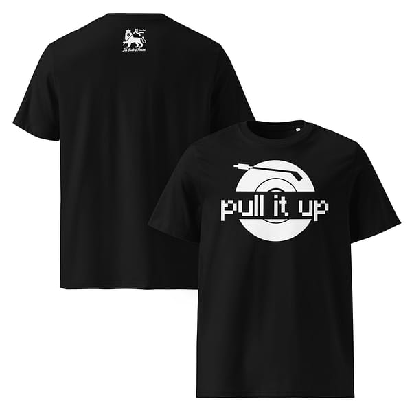 unisex-organic-cotton-t-shirt-black-front-and-back-67ea4e356ed18.jpg PULL IT UP classic tee (β)