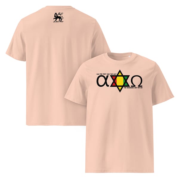 unisex-organic-cotton-t-shirt-fraiche-peche-front-and-back-67ea595c11459.jpg ALPHA & OMEGA classic tee (β)