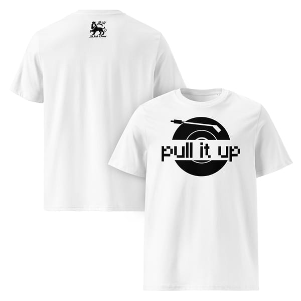 unisex-organic-cotton-t-shirt-white-front-and-back-67ea4d9874d7c.jpg PULL IT UP classic tee (α)