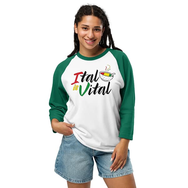 unisex-34-sleeve-raglan-shirt-white-kelly-front-67ebb2bc04e53.jpg ITAL IS VITAL 3/4 sleeve (γ)