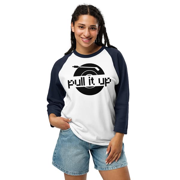 unisex-34-sleeve-raglan-shirt-white-navy-front-67ebacad47e56.jpg PULL IT UP 3/4 sleeve (β)